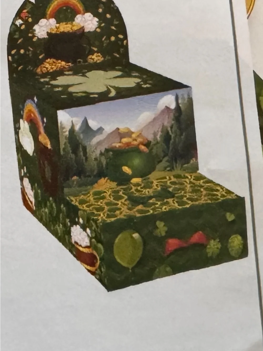 St. Patricks Day Leprachaun Trap Kit w/ 14 Gold Coins and Decorations